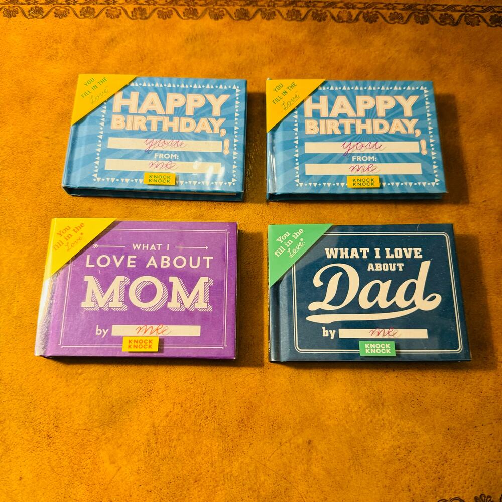 Urban Outfitters Knock Knock What I Love about Dad Happy Birthday Gift Books NEW